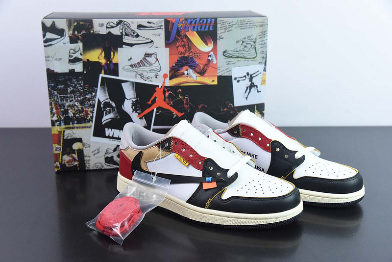 Union LA x OF x nike jordan 1 Low OG"GOAT CZ0790-107