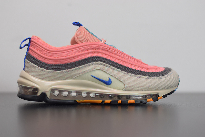 NIKE AIR MAX 97 “CORDUROY PACK”  WHITE/PINK  CQ7512-462