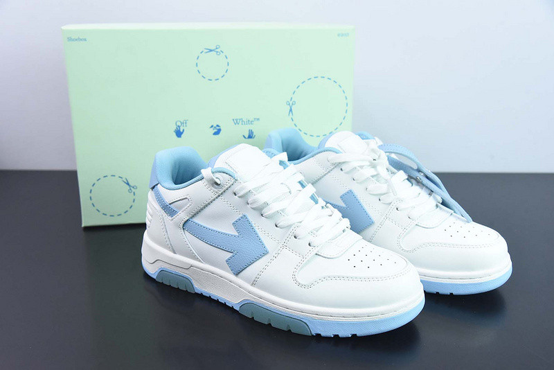 OF™ C/O VIRGIL ABLOH OUT OF OFFICE LOW-TOP LEATHER SNEAKERS ‘OOO“