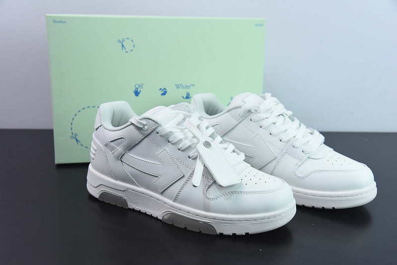 OF™ C/O VIRGIL ABLOH OUT OF OFFICE LOW-TOP LEATHER SNEAKERS ‘OOO“