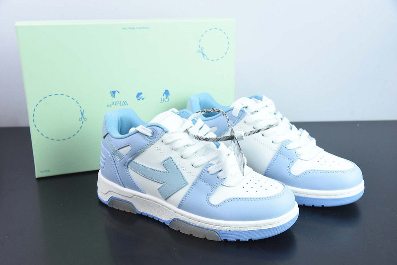 OF™ C/O VIRGIL ABLOH OUT OF OFFICE LOW-TOP LEATHER SNEAKERS ‘OOO“