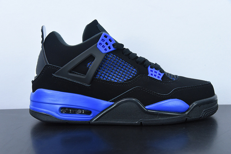 AIR JORDAN 4 RETRO BLACK GAME ROYAL CT8527-018