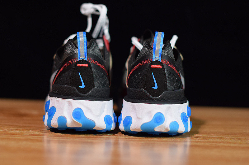 NIKE REACT ELEMENT 87 DARK GREY PHOTO BLUE AQ1090-003