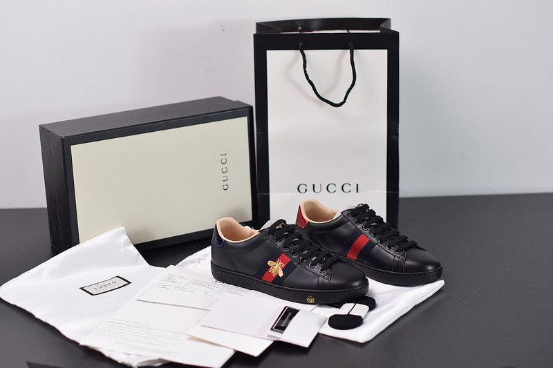 G*u*i ace embroidered low-top sneaker