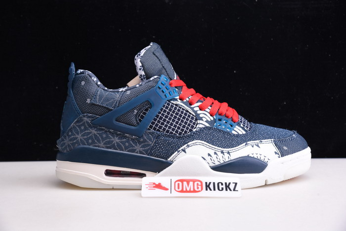 AIR JORDAN 4 RETRO SE ''SASHIKO'' DEEP OCEAN CW0898-400