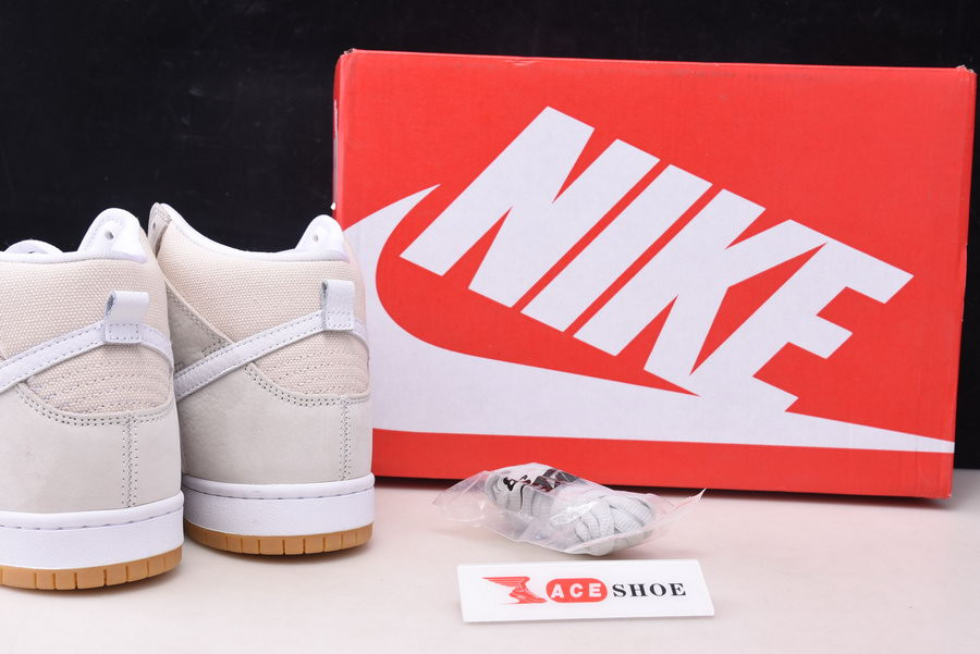 NIKE SB DUNK HIGH PRO ISO ORANGE LABEL UNBLEACHED NATURAL DA9626-100