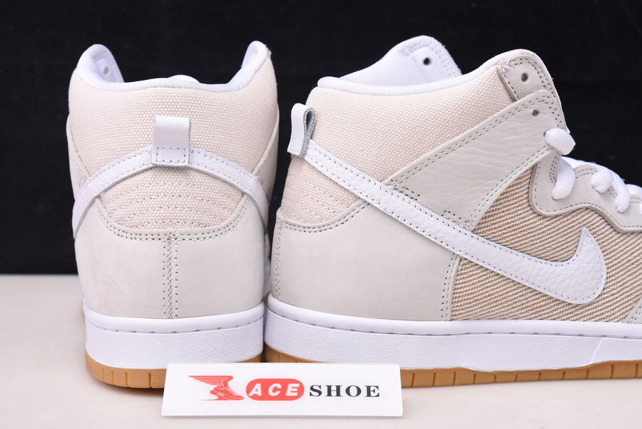 NIKE SB DUNK HIGH PRO ISO ORANGE LABEL UNBLEACHED NATURAL DA9626-100