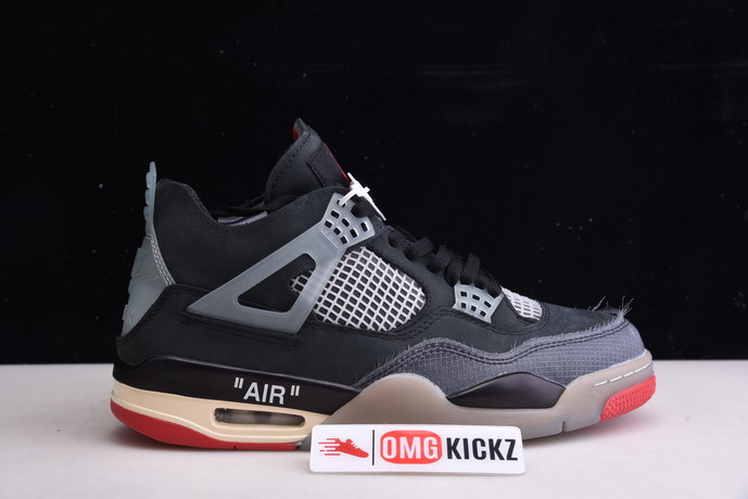 OF X AIR JORDAN 4 “BRED” CV9388-001