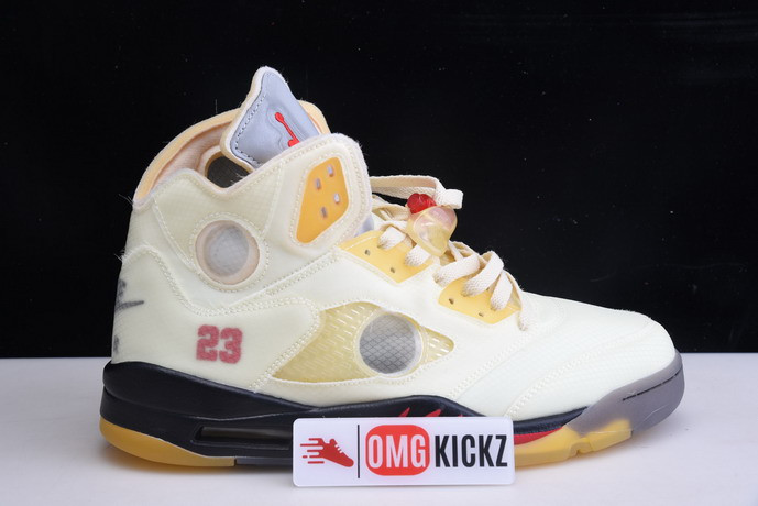 OF AIR JORDAN 5 SAIL DH8565-100