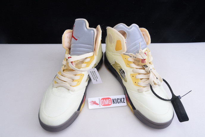 OF AIR JORDAN 5 SAIL DH8565-100
