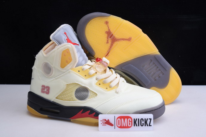 OF AIR JORDAN 5 SAIL DH8565-100