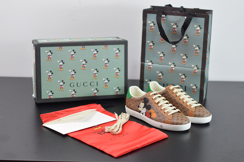 G*u*i ace embroidered low-top sneaker