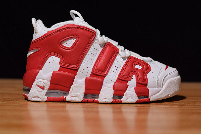 NIKE AIR MORE UPTEMPO ''WHITE RED'' 414962-100
