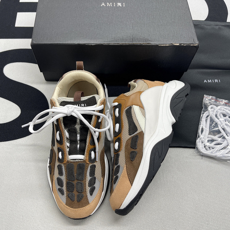 AMIRI BONE RUNNER LOW-TOP SNEAKERS