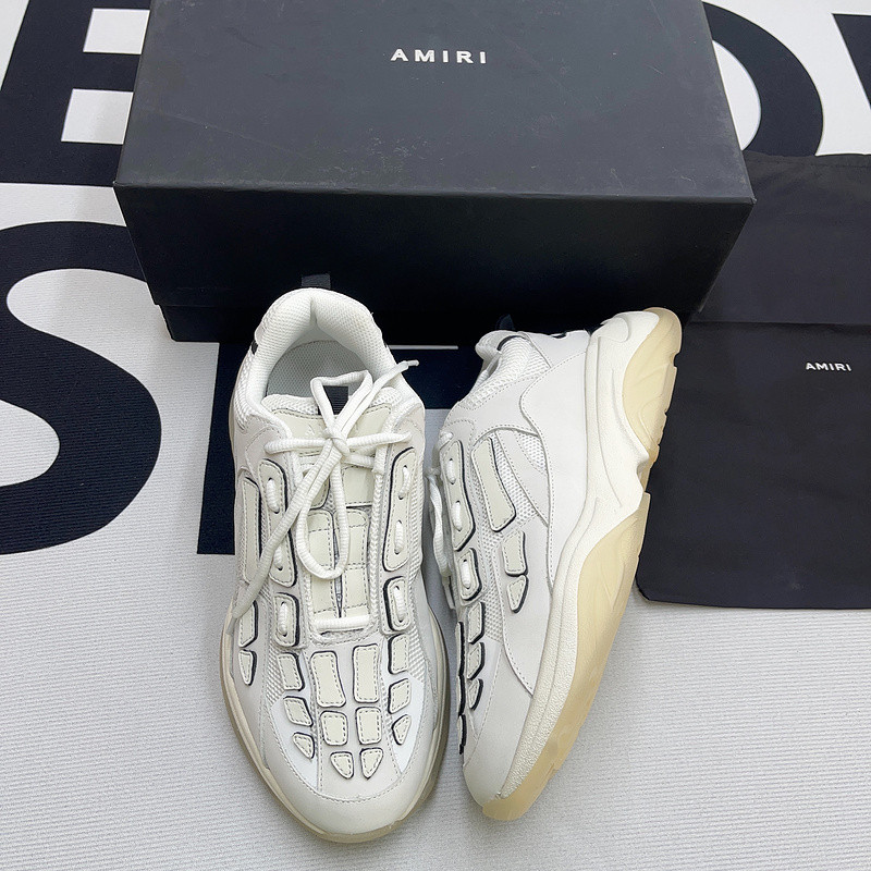 AMIRI BONE RUNNER LOW-TOP SNEAKERS